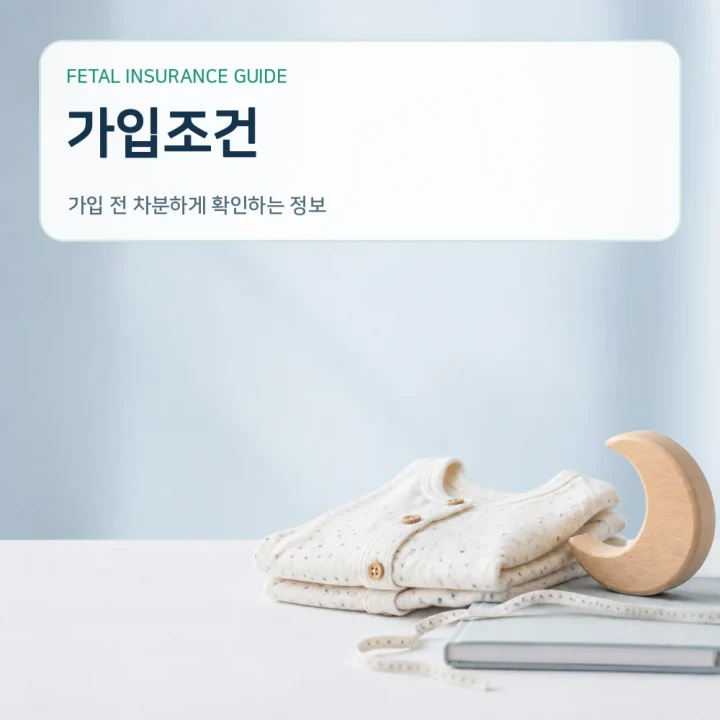 태아보험 가입조건