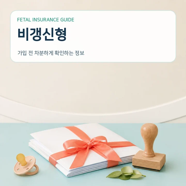 태아보험 비갱신형