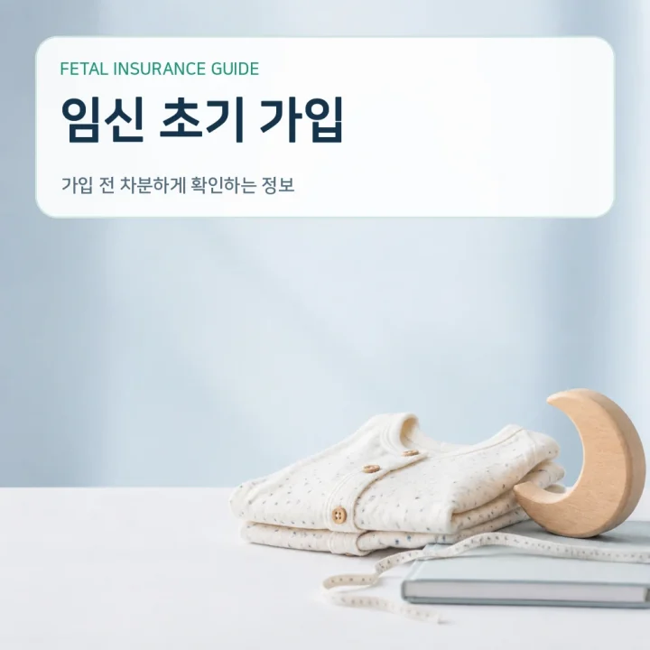 태아보험 임신 초기 가입