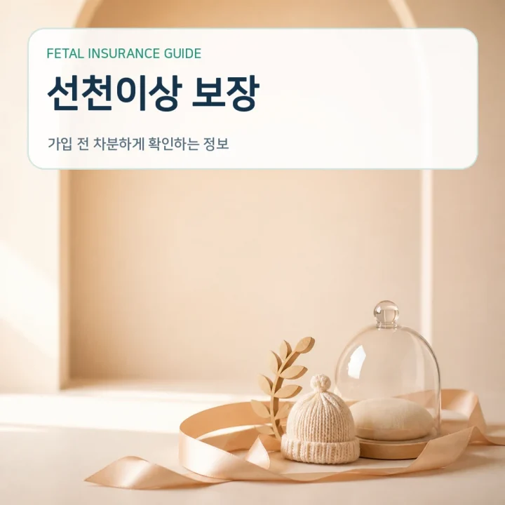 태아보험 선천이상 보장