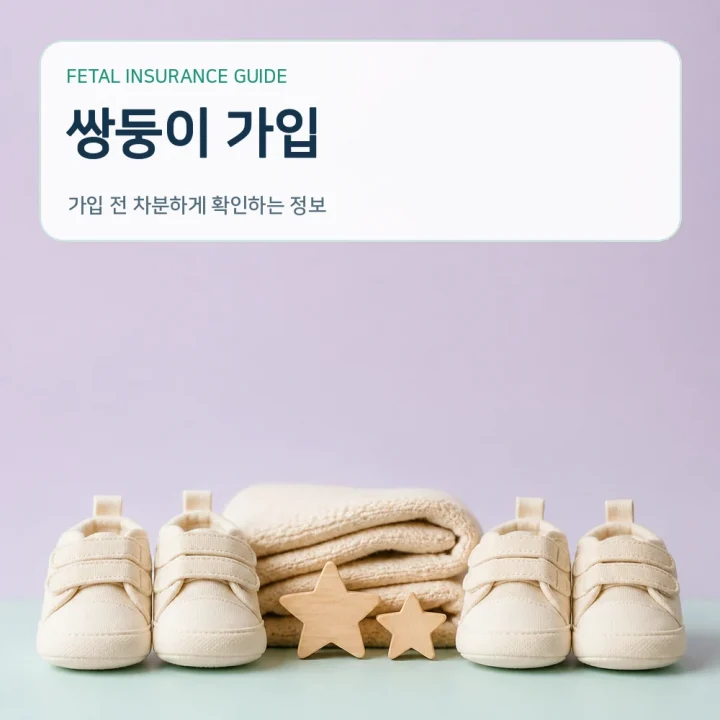 태아보험 쌍둥이 가입