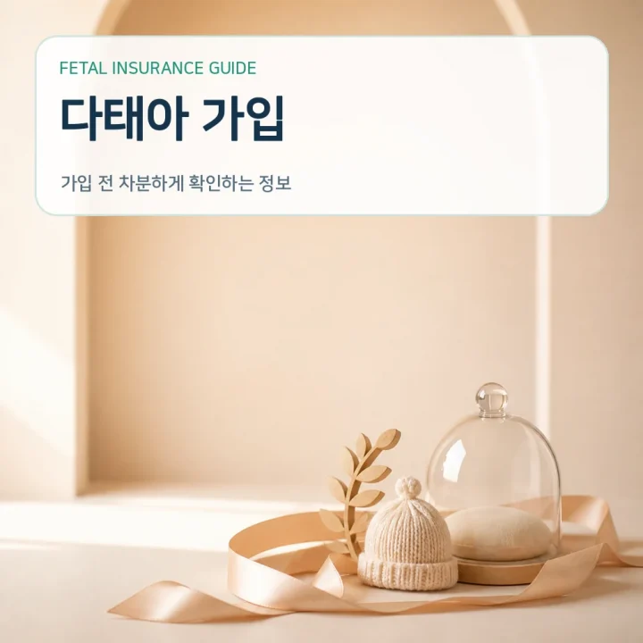 태아보험 다태아 가입