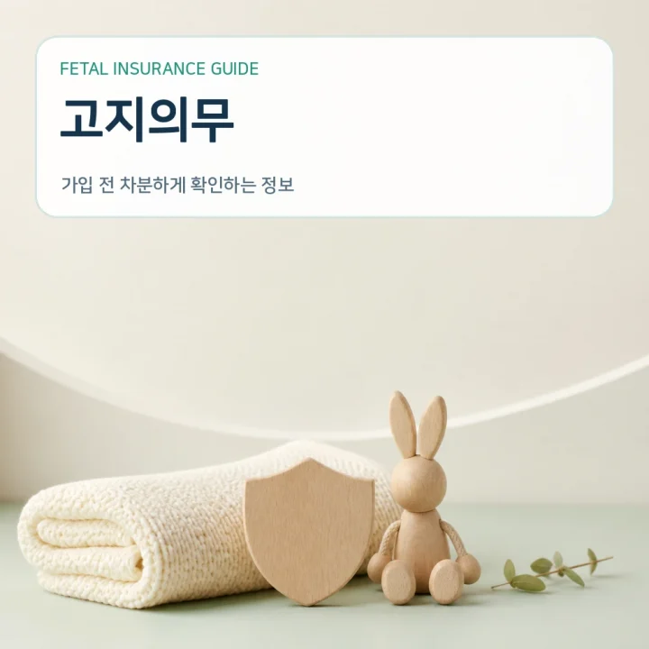 태아보험 고지의무